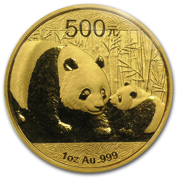 Gold China Panda 1 Unze div.Jhg. / Bild 2 von 3