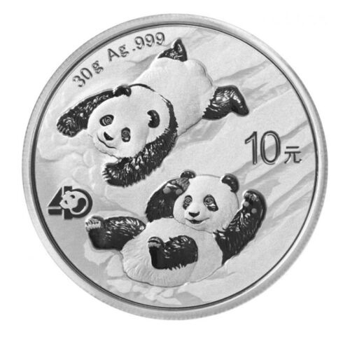 Silber China Panda 2022 30 Gramm differenzbesteuert / Bild 2 von 3