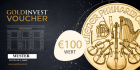 GOLDINVEST 100 EURO Gutschein