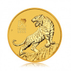 Gold Austr. Lunar III Tiger 2022 1 Unze 